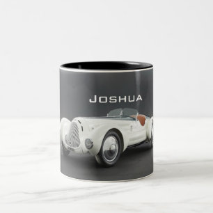 De Café Em Dois Tons Mantenha a calma para ir caneca do vintage