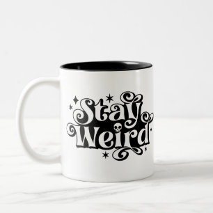 De Café Em Dois Tons Mantenha a caneca estranha