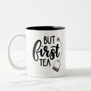 De Café Em Dois Tons Mas primeira caneca do chá