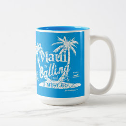 De Café Em Dois Tons Maui está chamando a caneca