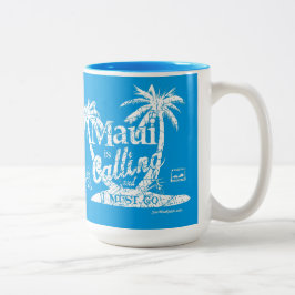 De Café Em Dois Tons Maui está chamando a caneca