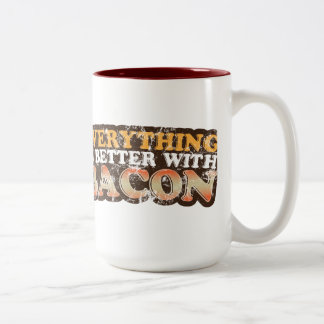 De Café Em Dois Tons Melhore com caneca do bacon