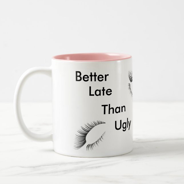 De Café Em Dois Tons Melhore tarde do que a caneca feia (Esquerda)