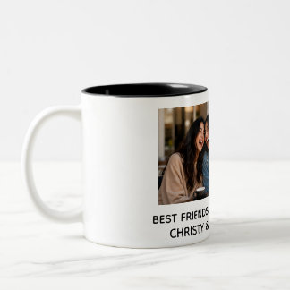 De Café Em Dois Tons MELHORES AMIGAS PARA SEMPRE caneca personalizada c