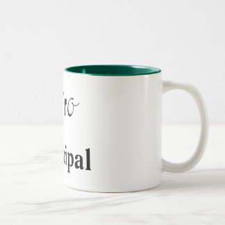 De Café Em Dois Tons Micro caneca principal