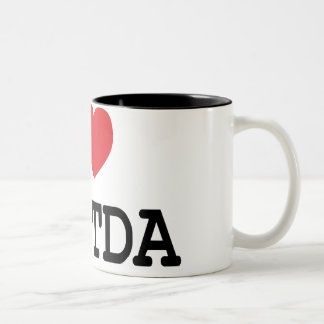 De Café Em Dois Tons Mim caneca do coração/amor EBITDA