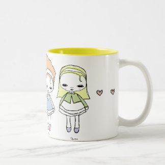De Café Em Dois Tons Mim e você caneca