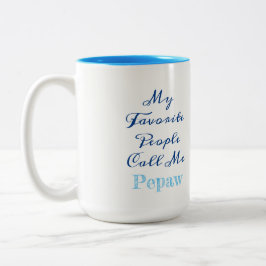 De Café Em Dois Tons Minhas pessoas favoritas chamam-me… caneca feita