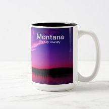 Montana, Big Sky Country, Caneca 450ml, Pôr do Sol