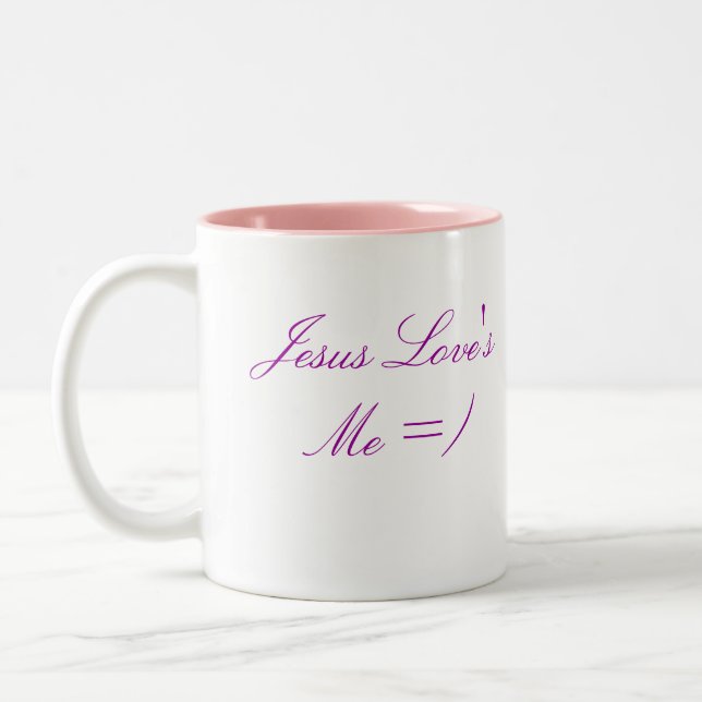 De Café Em Dois Tons Mug: Meu amor é meu caneca (Esquerda)