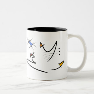 De Café Em Dois Tons Na caneca do vento