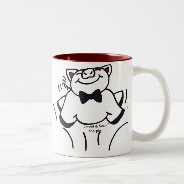 De Café Em Dois Tons Na caneca dos ESPÍRITO ALTOS (Direita)