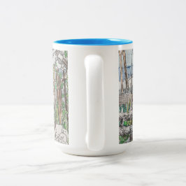 De Café Em Dois Tons Na Caneca Selvagem