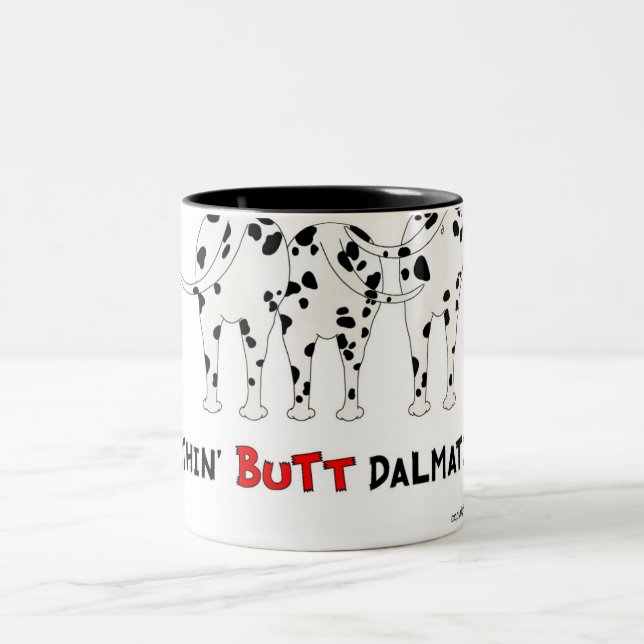 De Café Em Dois Tons Nada termina a caneca dos Dalmatians (Centro)