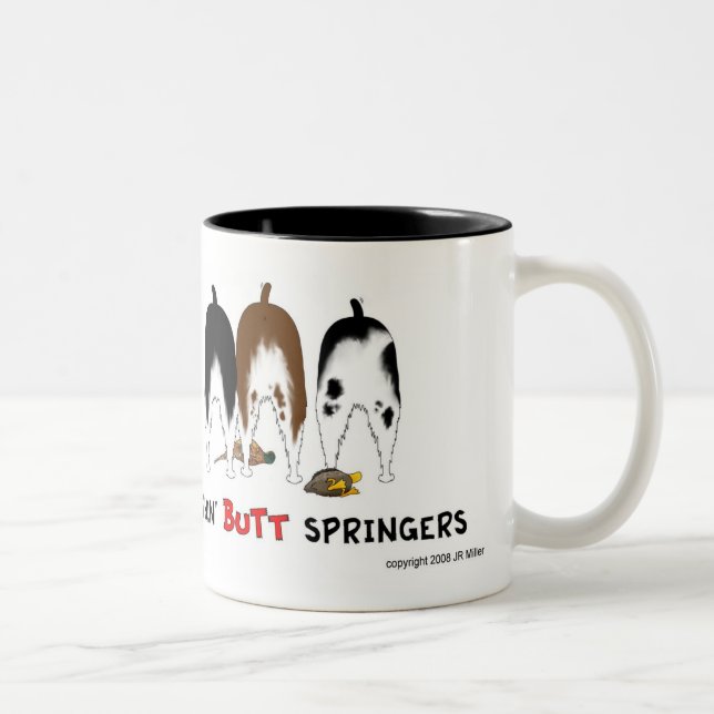 De Café Em Dois Tons Nada termina a caneca dos Springers (Direita)