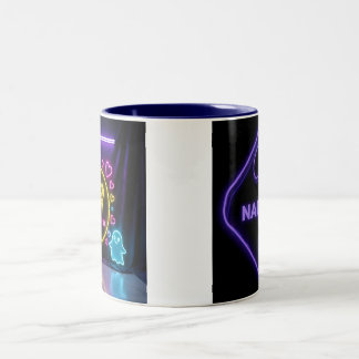 De Café Em Dois Tons Nada UV - A Mesma Coisa Aqui caneca