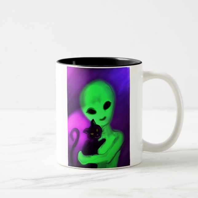 De Café Em Dois Tons Não importa caneca (Direita)