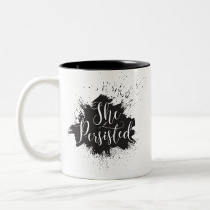 De Café Em Dois Tons Não obstante… Persistiu caneca