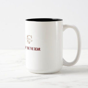 De Café Em Dois Tons Não pique a caneca do café/chá do urso