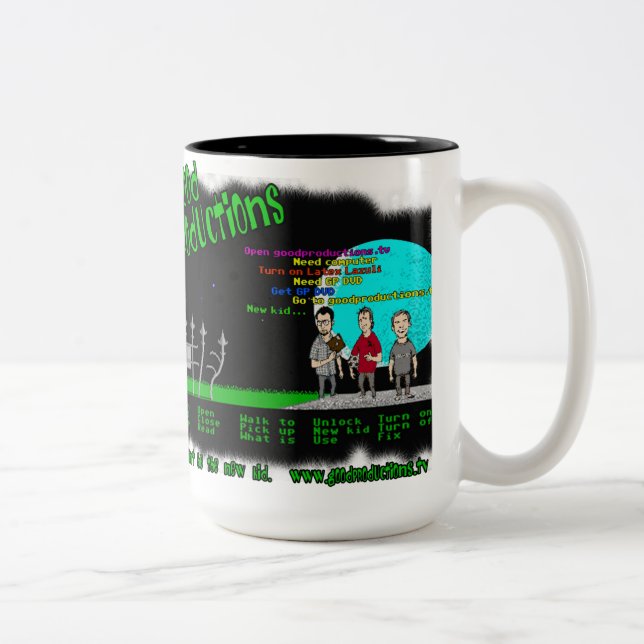 De Café Em Dois Tons Não seja a caneca nova do GP do miúdo (Direita)