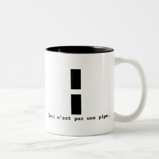 De Café Em Dois Tons Não uma caneca da tubulação