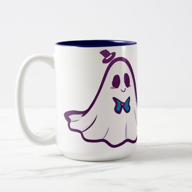De Café Em Dois Tons Nathaniel O Fantasma | Caneca (Esquerda)