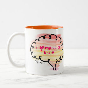 De Café Em Dois Tons Neurodiversidade afirmando caneca
