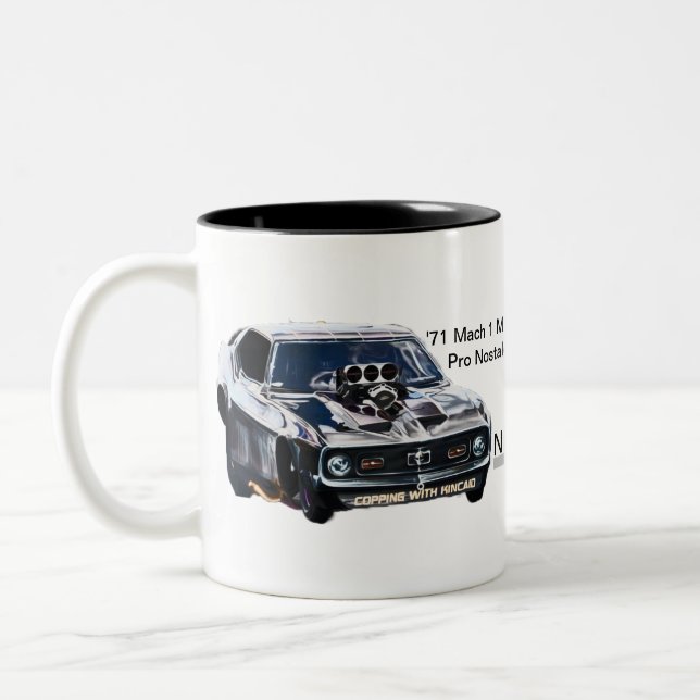 De Café Em Dois Tons NITRO MILITIA - caneca cerâmica (Esquerda)