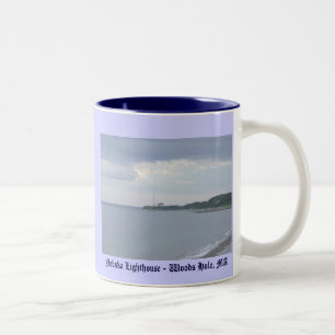 De Café Em Dois Tons Nobska Lighthouse 11 Oz. Caneca