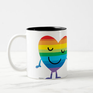 De Café Em Dois Tons Nomeie sua caneca