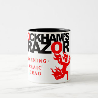 De Café Em Dois Tons Nomeie sua caneca