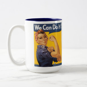 De Café Em Dois Tons Nós podemos fazê-lo - caneca