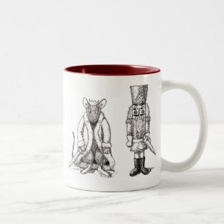 De Café Em Dois Tons Nutcracker contra o rei Caneca do rato