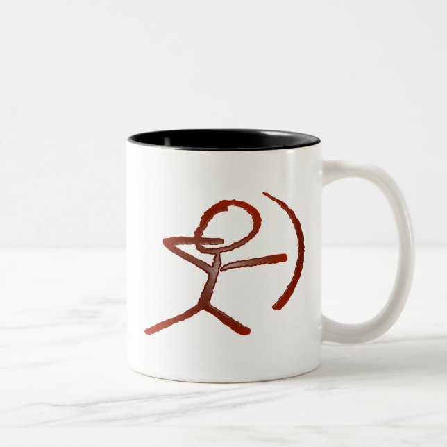 De Café Em Dois Tons O arqueiro do zen - caneca (Direita)