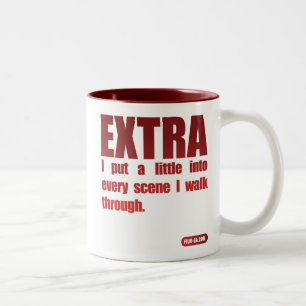 De Café Em Dois Tons ò Caneca da refeição "extra "