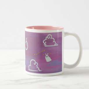De Café Em Dois Tons O "coelho nubla-se" a caneca