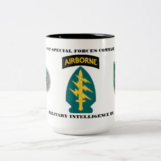 De Café Em Dois Tons ø COMANDO M.I. BN CANECA das FORÇAS ESPECIAIS