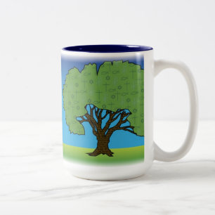 De Café Em Dois Tons O drama da bíblia exercita a caneca