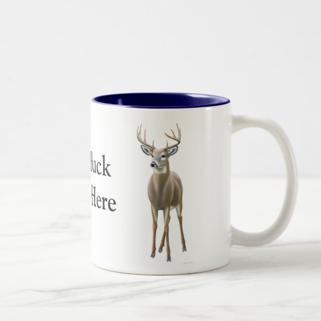 De Café Em Dois Tons O fanfarrão para aqui a caneca (Direita)
