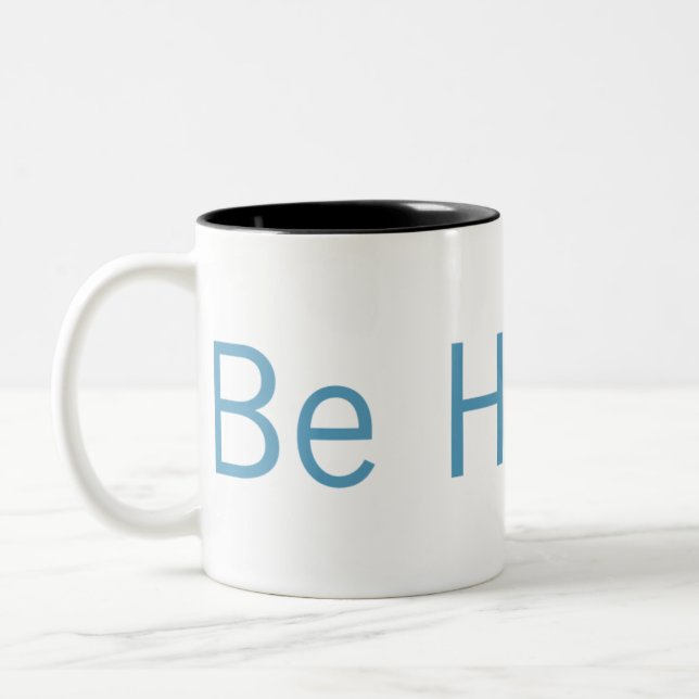 De Café Em Dois Tons O IABC seja caneca ouvida (Esquerda)