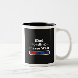 De Café Em Dois Tons o iDad que carrega por favor espera a caneca do