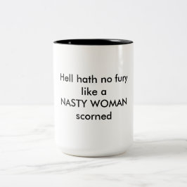 De Café Em Dois Tons o inferno Hath nenhuma fúria gosta da caneca
