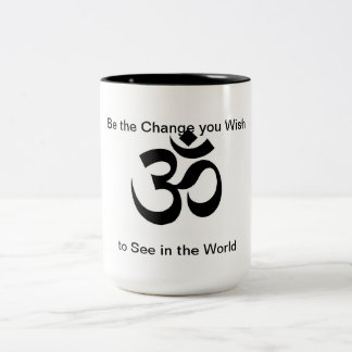 De Café Em Dois Tons O OM seja a caneca da mudança