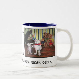 De Café Em Dois Tons O piano carrega a caneca para estudantes do piano