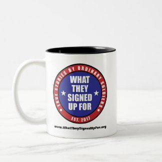 De Café Em Dois Tons O que assinaram acima para a caneca