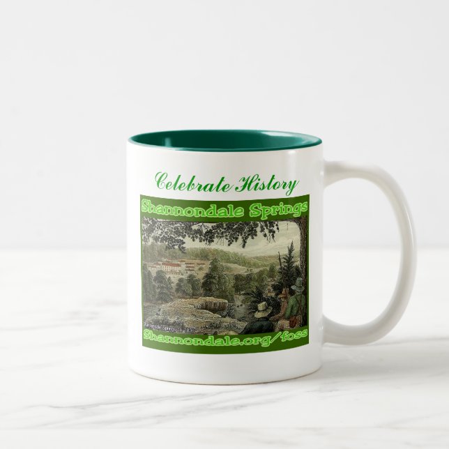 De Café Em Dois Tons O Shannondale salta caneca (Direita)