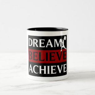 De Café Em Dois Tons O sonho acredita consegue a caneca do