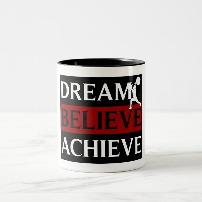 De Café Em Dois Tons O sonho acredita consegue a caneca do (Centro)