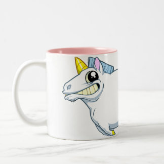 De Café Em Dois Tons O unicórnio Farts caneca