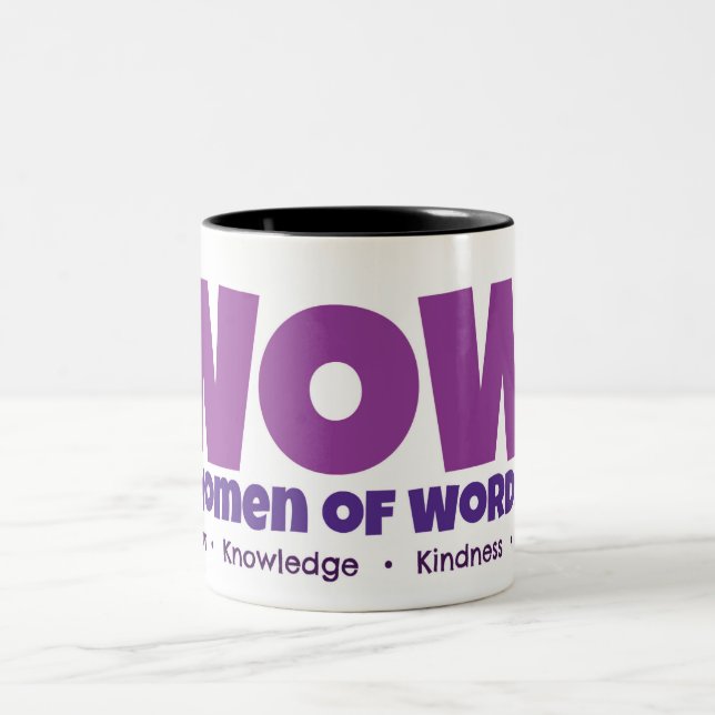 De Café Em Dois Tons O wow Dois-Tonificou a caneca (Centro)